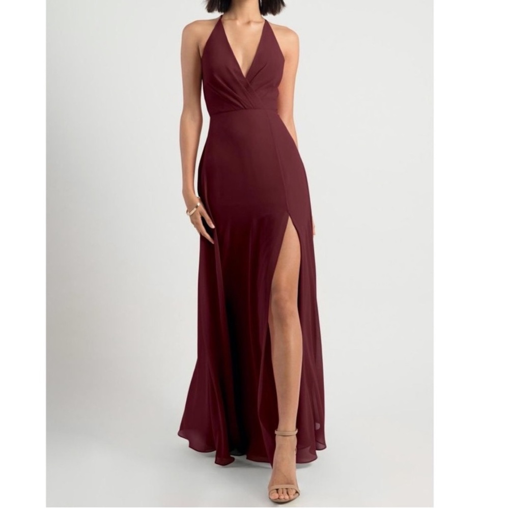 Jenny Yoo Bridesmaids dress- Bryce in Merlot